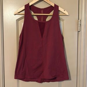 ZYIA Burgundy Tank Top